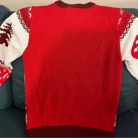 Bob Ross Christmas sweater - Picture 3 of 3